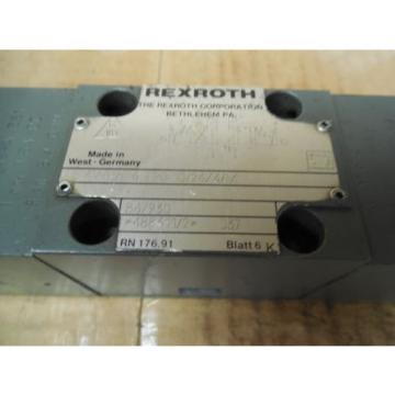 Rexroth Mannesmann 4WRA 6 E20-10/24Z4/M 4WRA6E201024Z4M Used