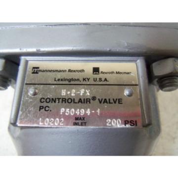 REXROTH H-2-FX CONTROLAIR VALVE *NEW IN BOX*