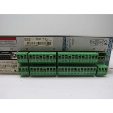 Rexroth Indramat DKC01.1-040-7-FW Eco Drive W/Manual