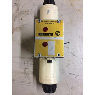 REXROTH VALVE 4WE10E31/CG24N9DK24L USE AND REMOVED WORKING