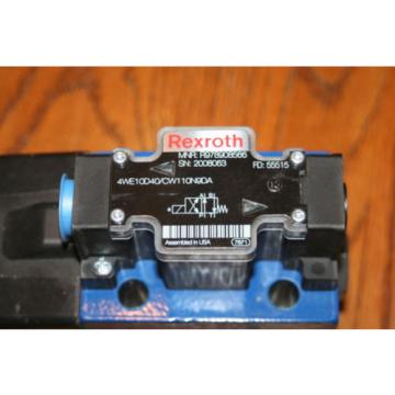 Rexroth Bosch Group MNR R978908566 Solenoid Valve 4WE10DA40/CW110N9DA  NEW