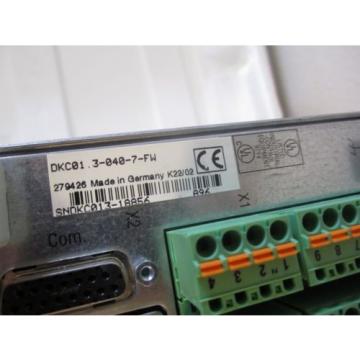 REXROTH INDRAMAT DKC01.3-040-7-FW