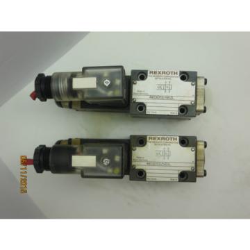 2 Rexroth Valves - 4WE6D52/N5Zl *USED*