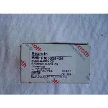 NIB Bosch Rexroth Ball Rail Runner Block    R165329420