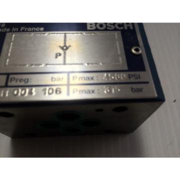 NEW Bosch Rexroth Hydraulic Flow Control Valve 0811004106 - 0 811 004 106 - BNIB