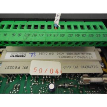 REXROTH VT-VRPA2-2-10A/V0/T5 AMPLIFIER CARD WITH CARD HOLDER VTVRPA2210AV0T5