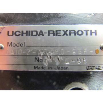 UCHIDA-Rexroth DA10-2-A0/80-998-0 Hydraulic pressure valve