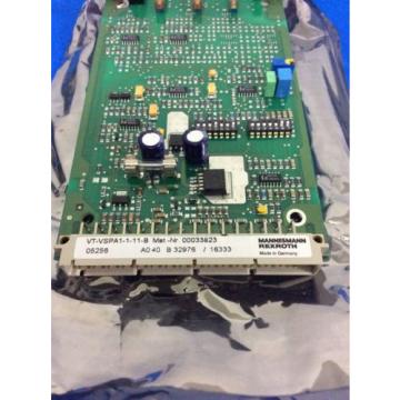 REXROTH VT-VSPA1-1-11-B Amplifier Card