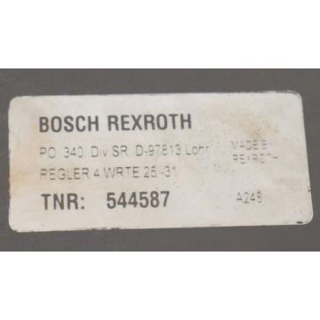 REXROTH 4WRTE25E1-350L-31 6BG24EZ31/M VALVE W/ R900544527, 4 WTRE 25-31