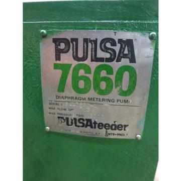 NEW PULSAFEEDER PULSA 7660 3.7GPH 2HP HYDRAULIC DIAPHRAGM METERING D512862 Pump