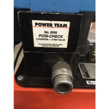 OTC POWERTEAM PE213S 10,000 psi HYDRAULIC single acting 1HP, 115/230v 1 ph Pump