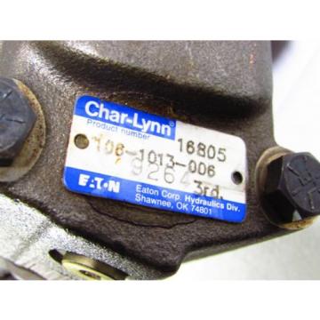 Eaton/CharLynn HYDRAULIC MOTOR # 1061013006 Pump