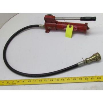 SnapOn CGA2A Single Stage Hydraulic Hand Leaks @ Plunger Pump