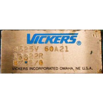 VICKERS, VANE , 1CC22R, 4525V60A21, L2, B/92/0 Pump