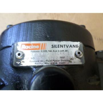 Racine Fluid Power PSVPNSO25ERM50 Silentvane  Pump