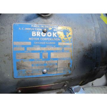 RACINE PFGA1A011FR , 7.5 HP BROOK INDUCTION MOTOR, RACINE 4 WAY VALVE, TANK Pump