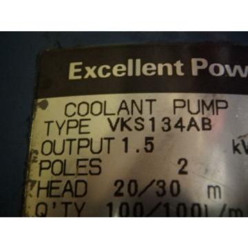 FUJI ELECTRIC 3 PHASE ELECTRIC COOLANT VKS134AB Pump