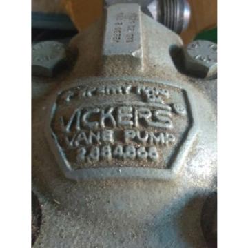 Vickers vane pump 2884865 v2230 2 11w hydrologic oil fluid great condition  Pump