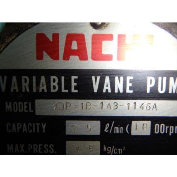 Nachi Variable Vane Motor_VDR1B1A31146A_LTIS85NR_UVD1AA32.241140A Pump