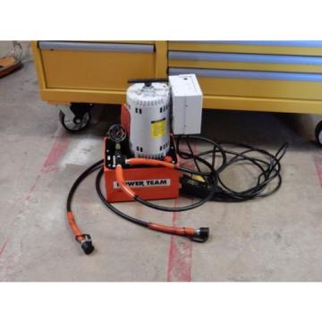 SPX POWER TEAM PE462 HYDRAULIC ELECTRIC 10,000PSI 115V SINGLE ACTING MINT Pump