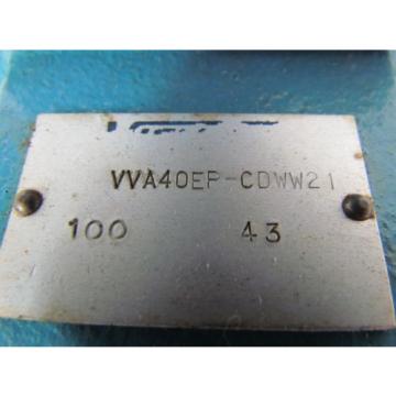 Vickers VVA40EPCDWW21 Variable Displacement Vane Hydraulic  Pump