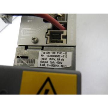 DM15K1101-D DM 15K 1101-D Bosch Rexroth Digital Servo Drive (Used and Tested)