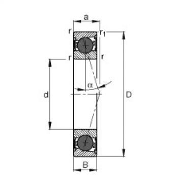 Spindle bearings - HCB7004-C-2RSD-T-P4S