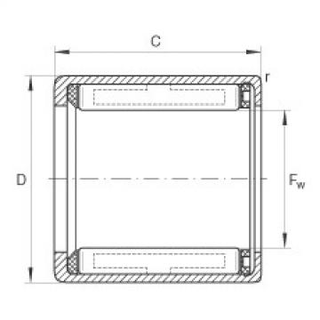 Drawn cup roller clutches - HF0812-KF