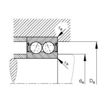 Angular contact ball bearings - 30/6-B-2RSR-TVH