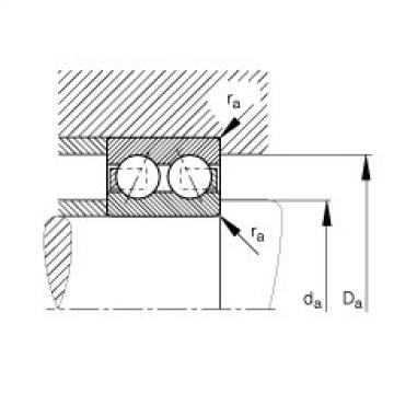 Angular contact ball bearings - 30/7-B-TVH