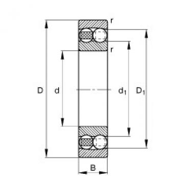 Self-aligning ball bearings - 108-TVH