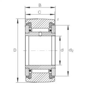 Yoke type track rollers - NATR35-PP