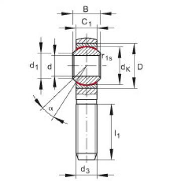 Rod ends - GAKSR25-PS