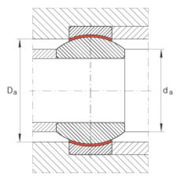 Radial spherical plain bearings - GE20-FW