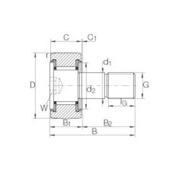 Stud type track rollers - KR16-SK-PP