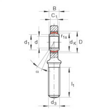 Rod ends - GAL60-UK-2RS