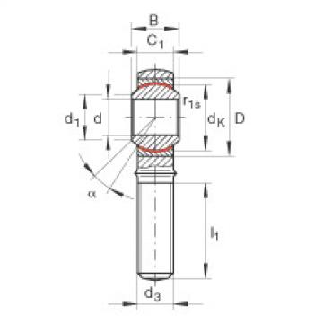 Rod ends - GAKL25-PW