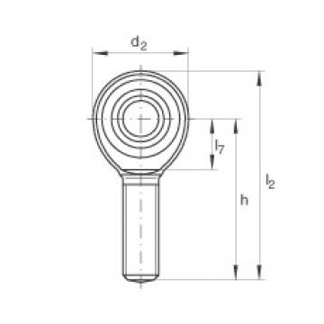 Rod ends - GAKR14-PW