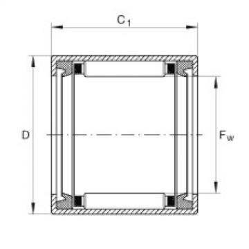 Drawn cup needle roller bearings with open ends - SCE1210-PP