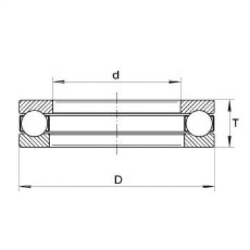 Axial deep groove ball bearings - W1/4