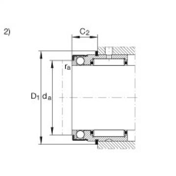 Needle roller/axial ball bearings - NX20-Z-XL