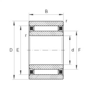 Needle roller bearings - NAO20X37X16-XL