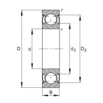 Deep groove ball bearings - 6004-C-2Z