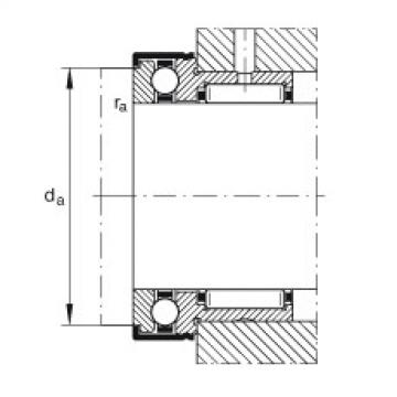 Needle roller/axial ball bearings - NKX15-Z-XL