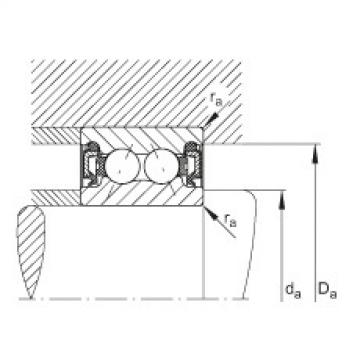 Angular contact ball bearings - 3804-B-2RZ-TVH