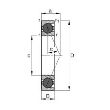 Spindle bearings - HCB7008-E-T-P4S