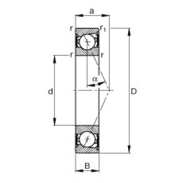 Spindle bearings - B7002-E-2RSD-T-P4S