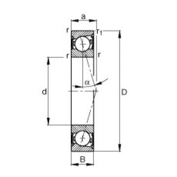 Spindle bearings - B7000-C-2RSD-T-P4S