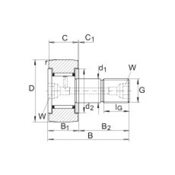 Stud type track rollers - KR26