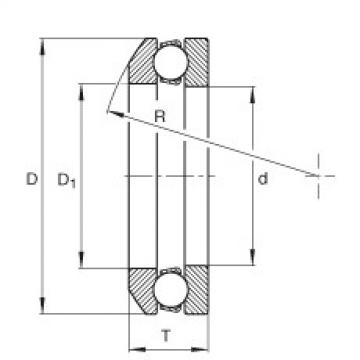 Axial deep groove ball bearings - 4115